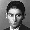 alte schwarz/weiß-Fotografie von Franz Kafka